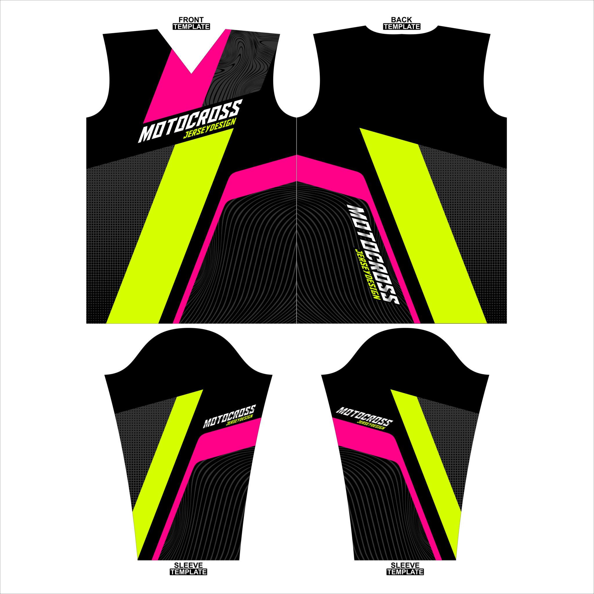 Motocross team jersey private label
