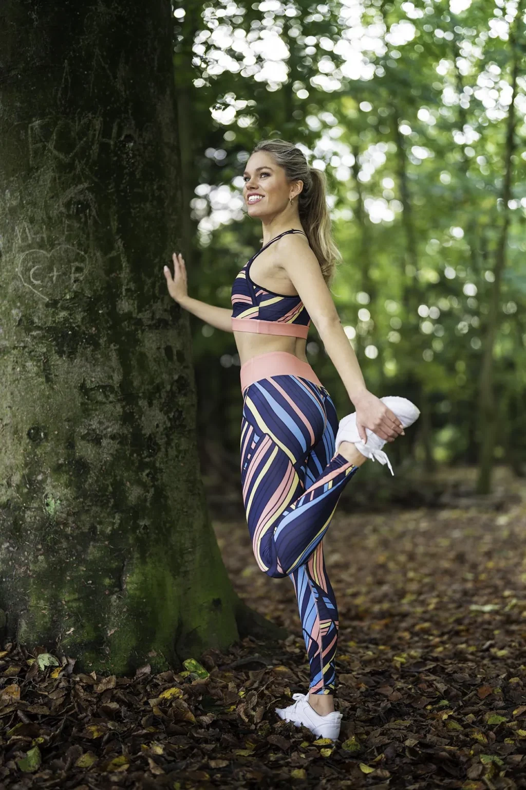 Custom sportswear in the forest — Sportswear of Tomorrow